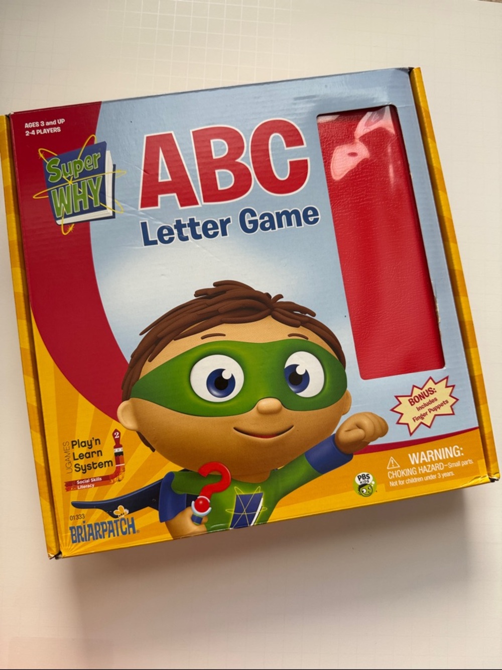 Briarpatch Super WHY ABC Letter Game